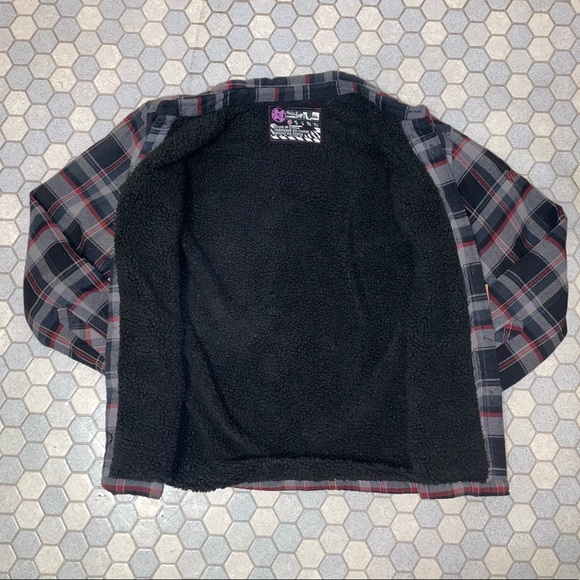 Quiksilver Plaid Button Down Jacket - Size Medium - Picture 7 of 11